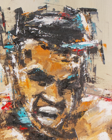 Muhammad Ali Contemporary Art Painting Marc van Rooijen Kunst Schilderij