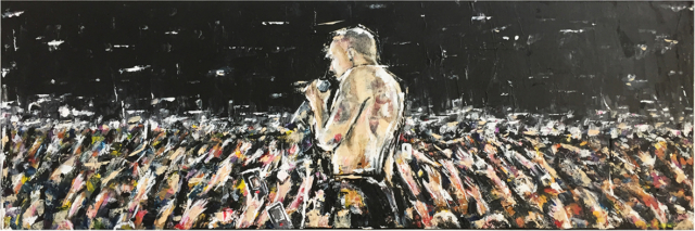 Linkin Park Contemporary Art Painting Marc van Rooijen Kunst Schilderij