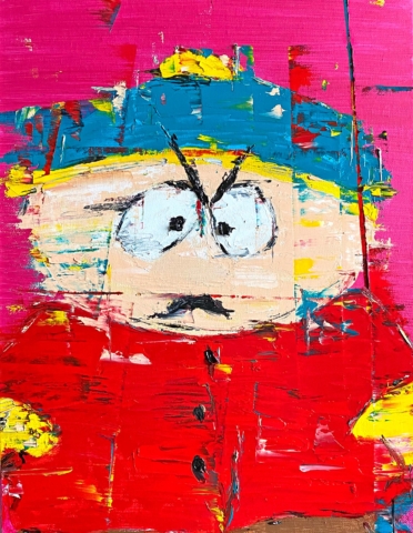 Eric Cartman SouthPark Contemporary Art Painting Marc van Rooijen